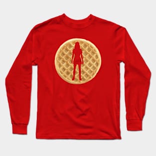 Waffle cutout Long Sleeve T-Shirt